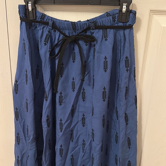 Heel Athens Lab blue/black midi harem pants size small - Picture 2 of 5